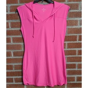 Athleta Hooded Sleeveless Wicking Cover Up Dress